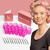 loui bouclé ® – Lockenwickler Set Standard mit Klammern [30 Stück - 18 Lockenwickler...