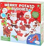Bavaria Home Style Collection Knete Set mit Zubehör Weihnachtsmann, Rentier, Schneemann I...