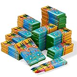 THE TWIDDLERS 50 Boxen Wachsmalstiften (200 Stück), 4 Farben - Gastgeschenke,...