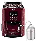 Krups EA816570 Kaffeemaschinen, Espresseria Automatic Display, 1 Tassen, rot