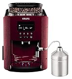 Krups EA816570 Kaffeemaschinen, Espresseria Automatic Display, 1 Tassen, rot
