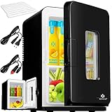 KESSER® 2in1 Mini Kühlschrank Kühlbox 15 Liter Kühl und Heizfunktion Tragbarer AC DC...