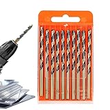 Bohrer-Set für Metall | Selbstschmierender 10-teiliger Bohrersatz aus...