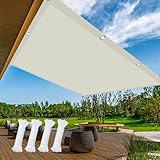 Sonnenschirm Segel 130 x 200 cm Sonnensegel Rechteckig Wasserdicht Garten Segel...
