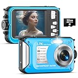 Yixinxin Unterwasserkamera 2.7K Digitalkamera wasserdichte 56MP Autofokus wasserdichte...