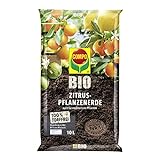 COMPO BIO Zitruspflanzenerde, Auch für mediterrane Pflanzen geeignet, Torffrei,...