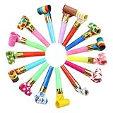 WUSJCOF 15 Stück Partytröten Luftrüssel Tröten Kinder, Gebläse Party Tröte...