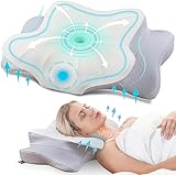 DONAMA Memory Foam Kissen ergonomisches Nackenkissen Kopfkissen...