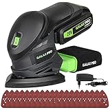 GALAX PRO 20V Li Akku-Multischleifer mit Staubfangsack, 20 Stück Schleifpapier | 20V...