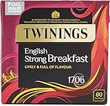 Twinings 1706 English Strong Breakfast Lively & Full of Flavour 80 Btl. 250g