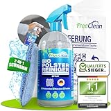 FreeClean - Bio Polsterreiniger Set [EXTRA STARK OHNE CHEMIE] Teppichreiniger 500ml als...