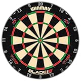 WINMAU Darts Blade 6 Triple Core Carbon Professional PDC Steel Tip Dartscheibe...