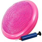 ORMUS Sinnesscheibe, Balancekissen Sensorisches Ballkissen 34 cm, Mit Luftpumpe, Blau ohne...