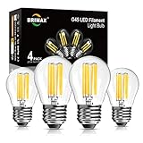 BRIMAX Dimmbar E27 Glühbirne LED Warmweiss 2700K 6W (ersetzt 60 Watt) Edison...