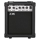 3rd Avenue Gitarrenverstärker 10 W mit Kopfhörerausgang, Overdrive-Schalter,...