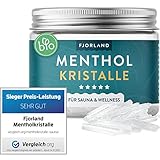 Fjorland Mentholkristalle 100g - Premium Qualität für die Sauna - Kristalle...