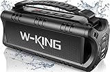 W-KING Bluetooth Lautsprecher, (60W Max) 30W Tragbarer Musikbox Bluetooth...
