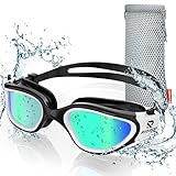 RIOROO Schwimmbrille, Polarisiert Profi Schwimmbrillen für Herren,...