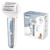 Panasonic Epilierer ES-EL2A-A503, Epiliergerät Damen, Wet & Dry, mit Licht...