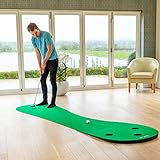 FORB Golf Puttingmatte für zu Hause - Golf Übungsmatte - Golf Puttingmatte (3m)