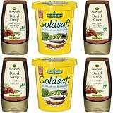 Mit Pufai Grocery, Dattelsirup 180 Mililiter x 4 Stück, Grafschafter Goldsaft...