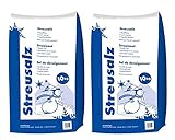 Hamann Streusalz 20 kg - Streusalz Auftausalz Tausalz - Langzeitwirkung bei...