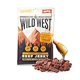 Wild West Beef Jerky, 300g Honey BBQ Rindfleisch, Beef Jerky high Protein Trockenfleisch,...
