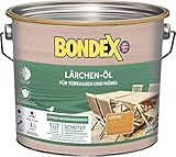 Bondex Lärchen Öl 2,5 L für 55 m² | Extrem wasserabweisend | Schützt vor...