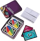 UNO-Kartenspiel und Gesellschaftspiel,UNO Metallbox,Spannendes Kartenspiel,UNO...