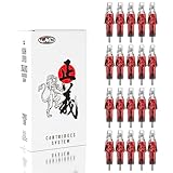 CNC Tattoo Nadeln Set 20 stück Tattoo Cartridges Einweg Mixed # 10 Bugpin Round...