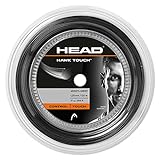 HEAD Unisex-Erwachsene Hawk Touch Rolle 120 Tennis-Saite, Anthracite, 17