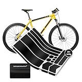 beihaasnatuerlich® Fahrrad Schutzfolie - stark haftender Rahmenschutz für...