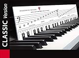 TonGenau® Klaviatur Schablone 3mm Version - Klavier lernen leicht gemacht - von...