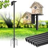 FLY HAWK Vogelhausständer, 150cm Verstellbare Vogelhaus Ständer Bluebird...