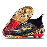 WEJIESS Fußballschuhe Herren Anti-Rutsch-Spikes Fußballschuhe Professionelle...