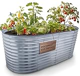 STREND PRO Hochbeet Metall 200x100x80cm (LxBxH) | Metall Hochbeete-kit für Garten Blech |...