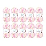 Gründl Baby color, 10 Knäuel à 50 g Wolle (Wollähnliches Handstrick- &...