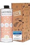 Lachsöl für Hunde 1 Liter mit Omega 3 & 6 I Norwegisches, natürliches Lachs-Öl aus...