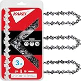 KAKEI 15,2 cm Sägekette 1/4 Zoll LP-Teilung, 0,43 Zoll Stärke, 37 Treibglieder (3...