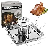 goldmiky Hähnchenbräter, Bierdose Hühnchen Bräter Ständ Bräter aus Edelstahl,...