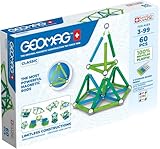 Geomag Classic - 60 Teile - Magnetisches Konstruktionsspielzeug für Kinder - Green Line -...