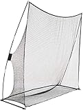 Amazon Basics - Golf-Trainingsnetz, tragbar, 2,44 x 2,44 m, Schwarz