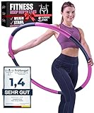 SummerFan Hula Hoop Reifen für Anfänger ohne Wellen und Noppen [1kg bis 1,5kg,...