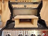 Pizzaofen mit Backofenschamotte für Gas-Kohlegrill für Flammkuchen, Pizza uvm. (40 x 30...