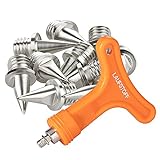 LAUFSTOFF Spikes für Leichtathletik Ersatzdornen Spike-Nägel (9mm 14 STK. +...