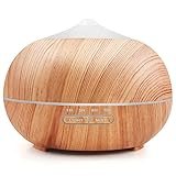 Aroma Diffuser für Ätherisches Öle: 400ml Ultraschall Luftbefeuchter Duftöl...