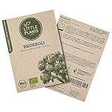 Little Plants BIO Brokkoli Samen, 25 Brokkolisamen, hohe Keimrate, 100% Natürlich, BIO...