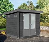 Wolff Finnhaus Gartenhaus I Gerätehaus aus WPC I 234 x 187 cm I Modell: Trend B
