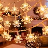 ZQX Weihnachtsstern Lichterkette,Sterne Fairy Lights, Lichterkette innen für Weihnachten,...