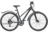 Bulls Crossbike 1 mit Straßenausstattung Damen schwarz - Rahmengröße: 48 cm